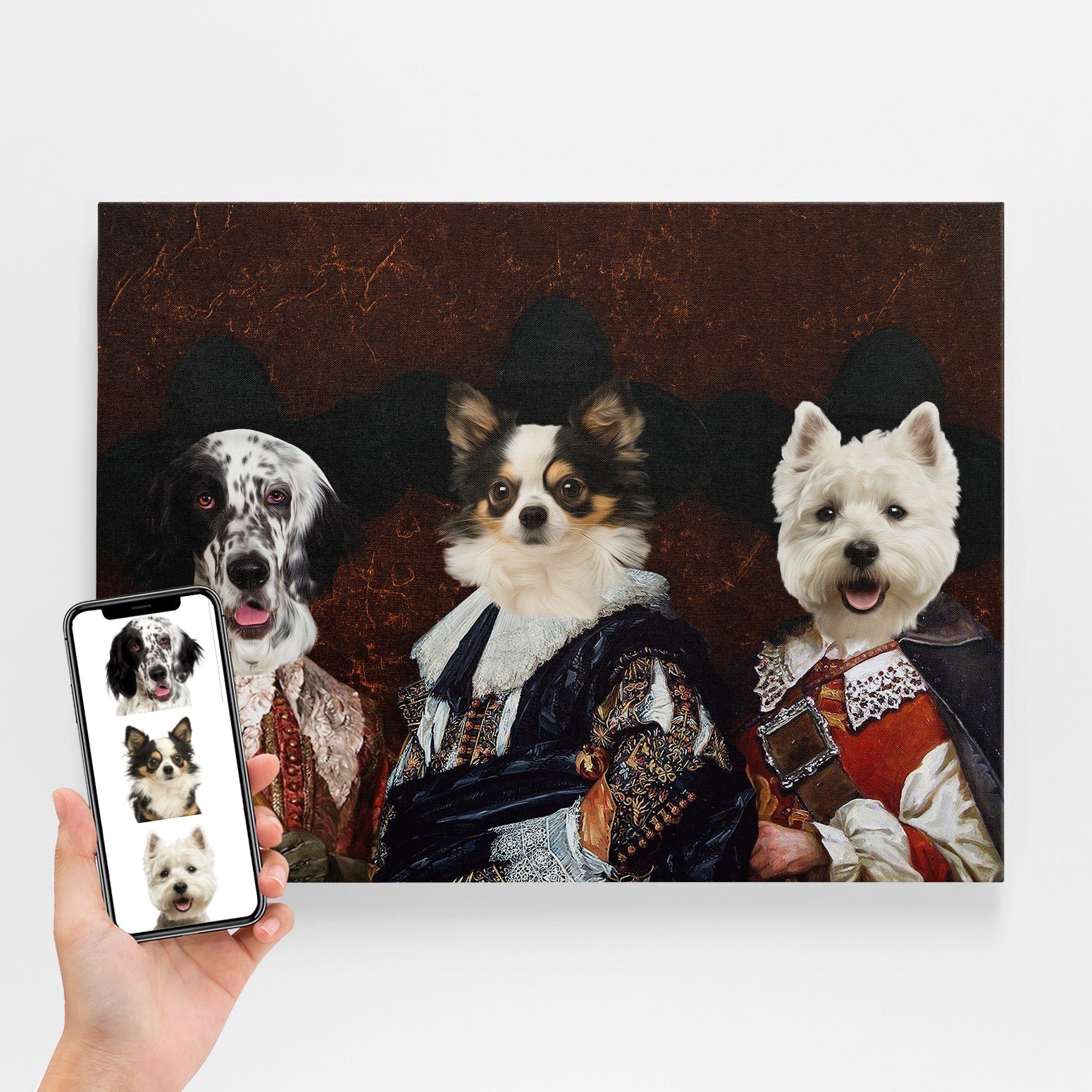 Victorian Kings Royal Portrait Canvas