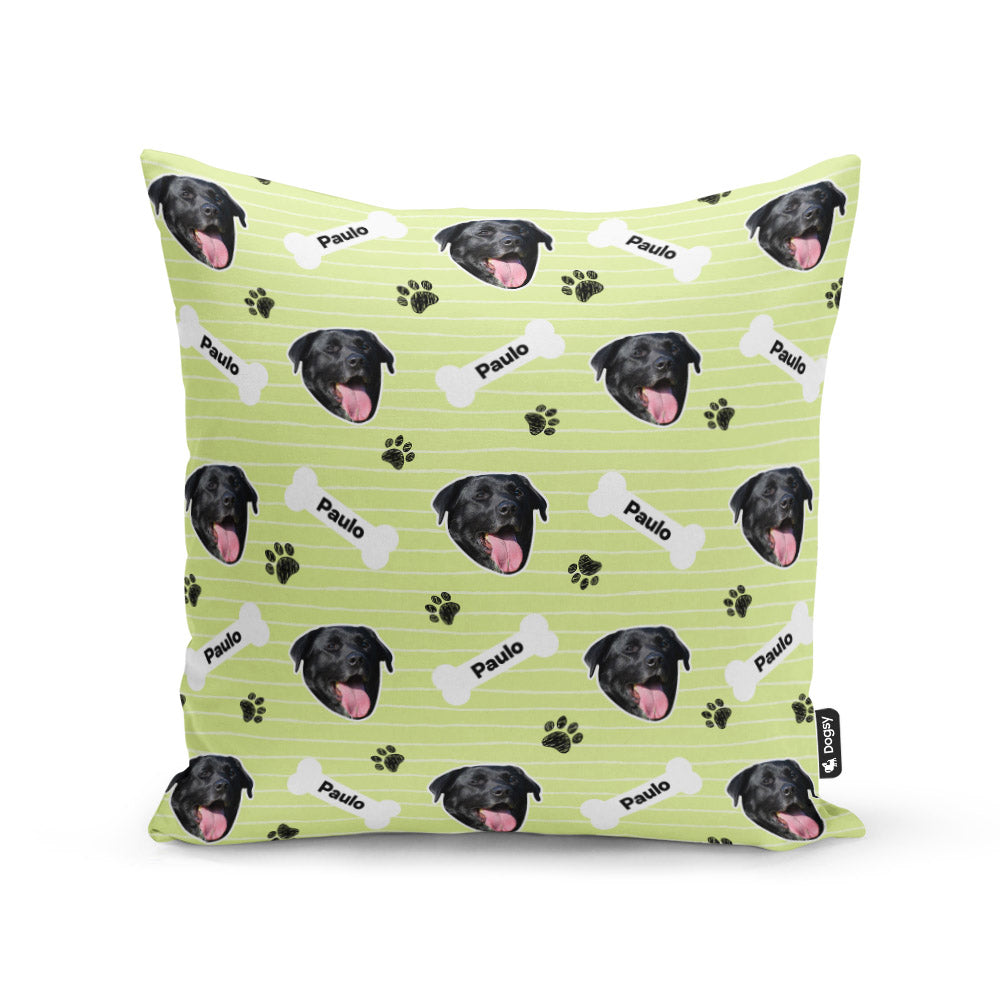Green Paulo Sponsors Name Cushion