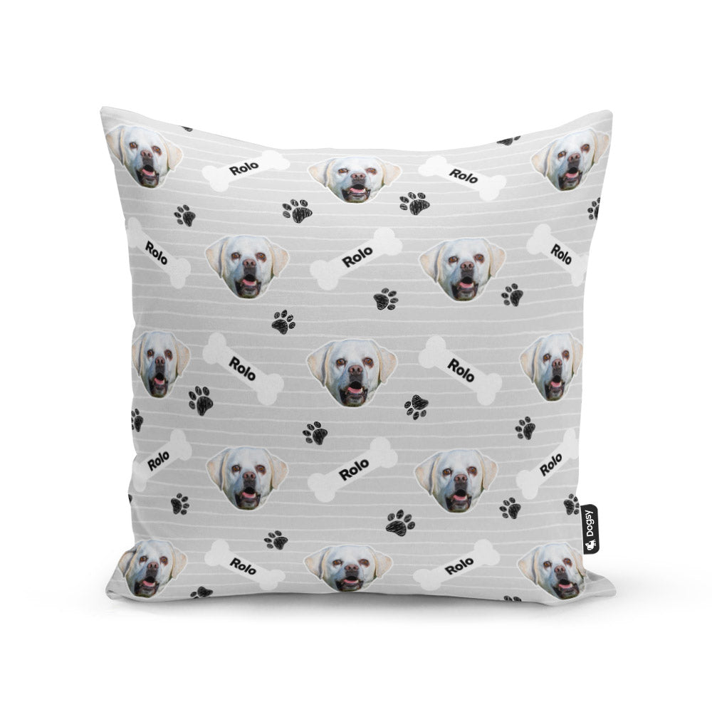 Grey Rolo Sponsors Name Cushion