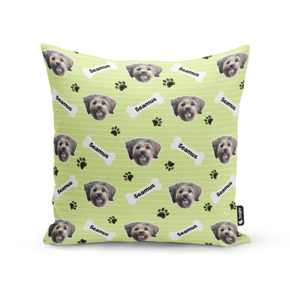 Seamus Sponsors Name Green Cushion