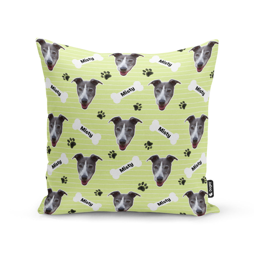 Green Misty Sponsors Name Cushion