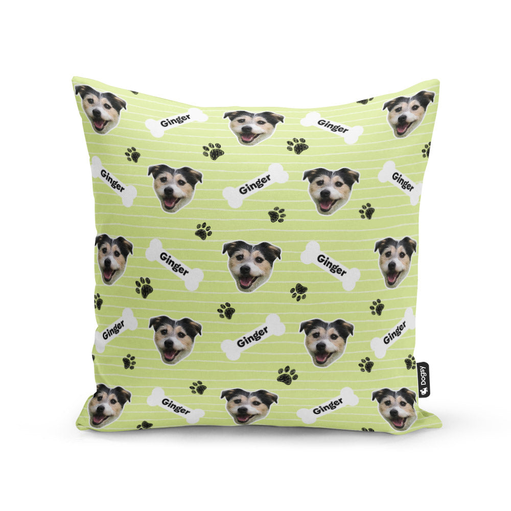 Ginger Sponsors Name Green Cushion