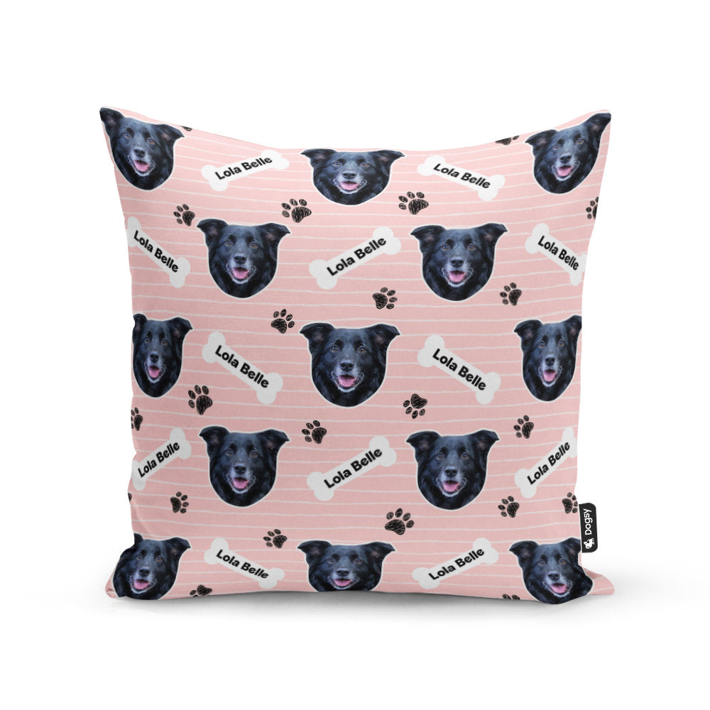 Pink Lola Belle Sponsors Name Cushion