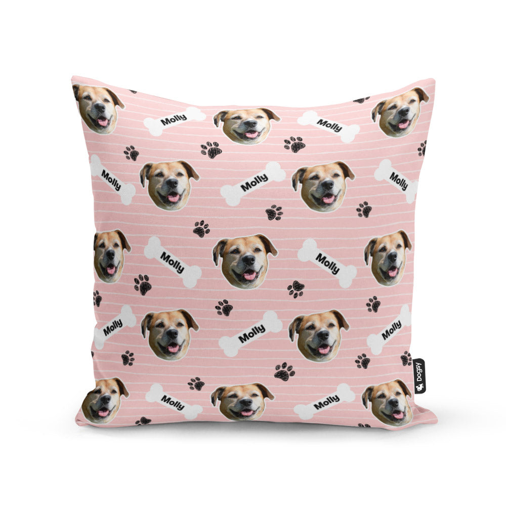 Pink Molly Sponsors Name Cushion
