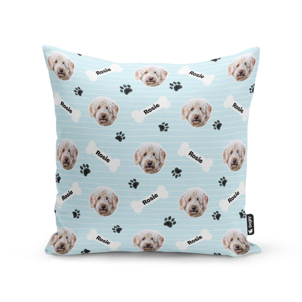 Blue Rosie Sponsors Name Cushion