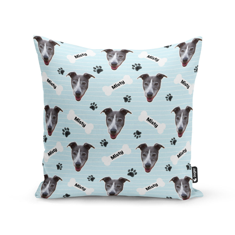 Blue Misty Sponsors Name Cushion