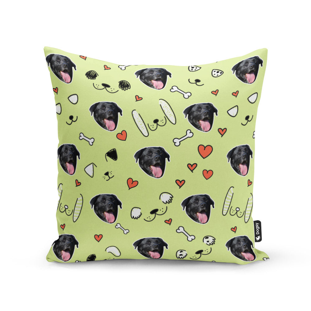 Green Paulo Sponsors Doodle Cushion
