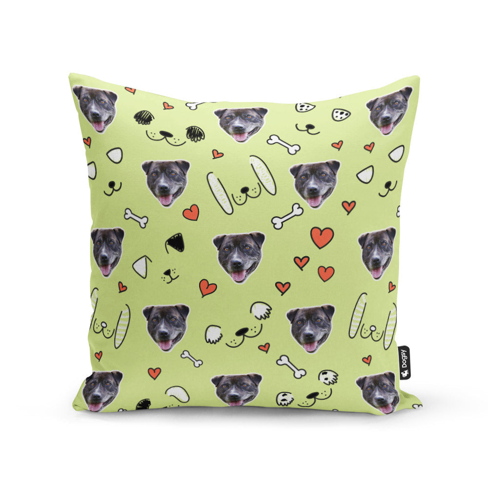 Green Mike Sponsors Doodle Cushion