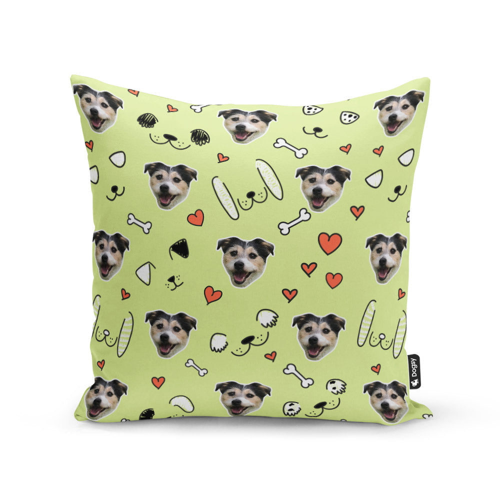 Green Ginger Sponsors Doodle Cushion