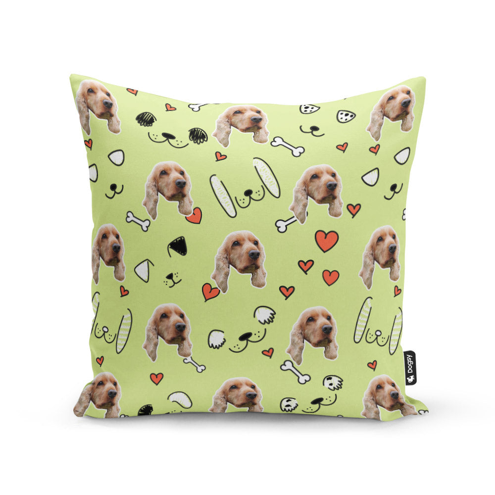 Green Mikey Sponsors Doodle Cushion