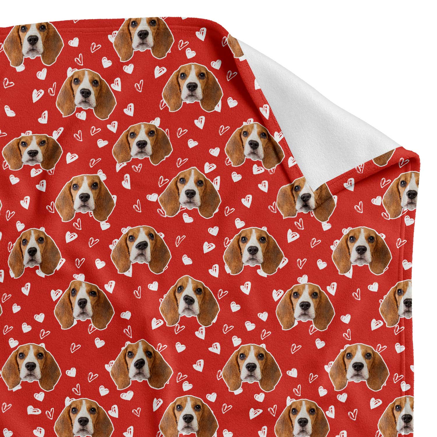 Dog Hearts Blanket