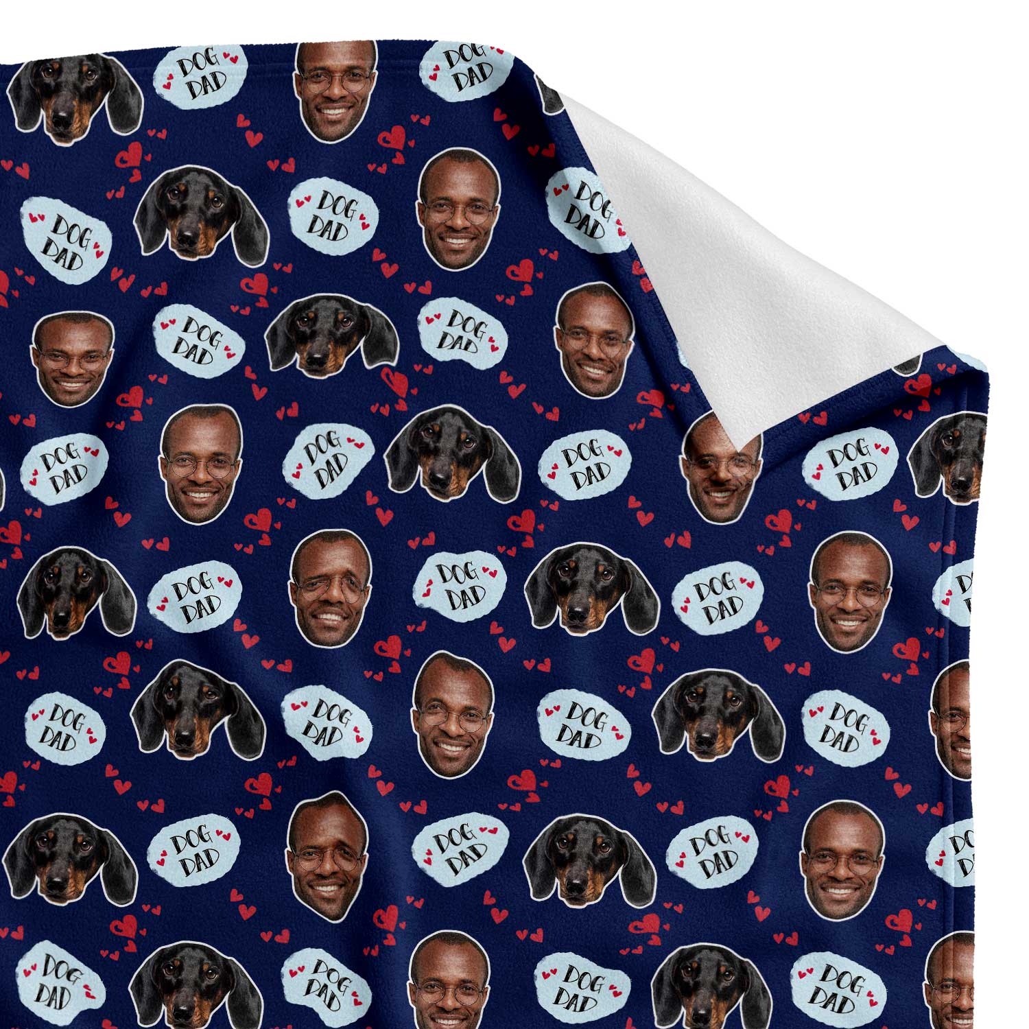 Dog Dad Blanket