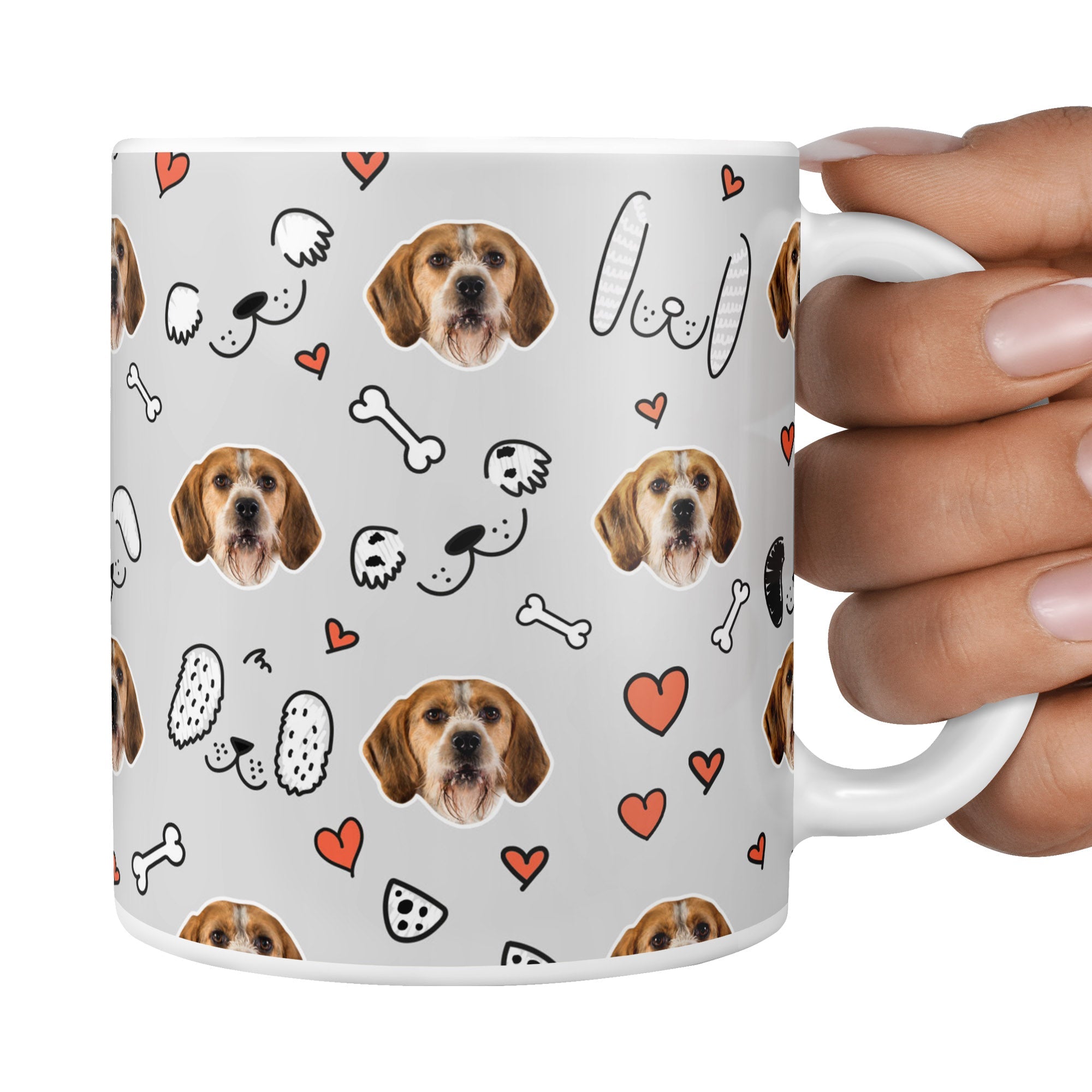 Grey Dexter Sponsors Doodle Mug
