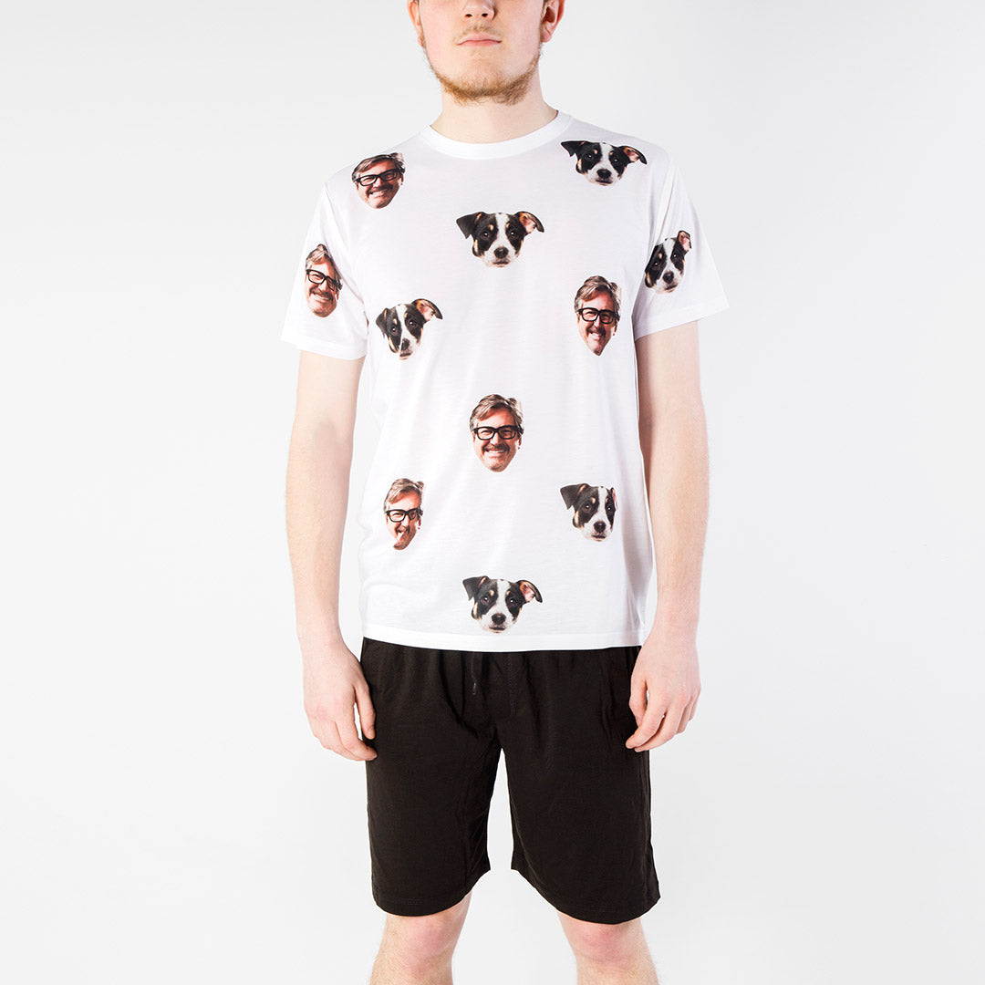 Dog & Owner Mens Face Pyjamas