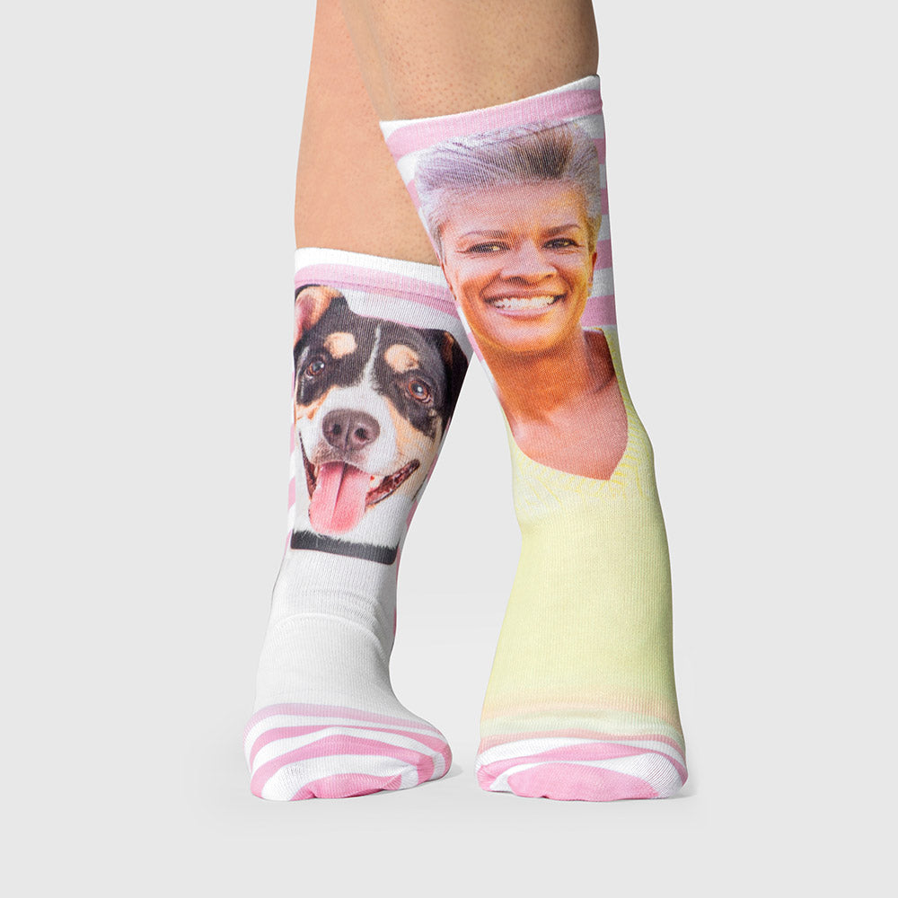 Dog & Owner Face Socks