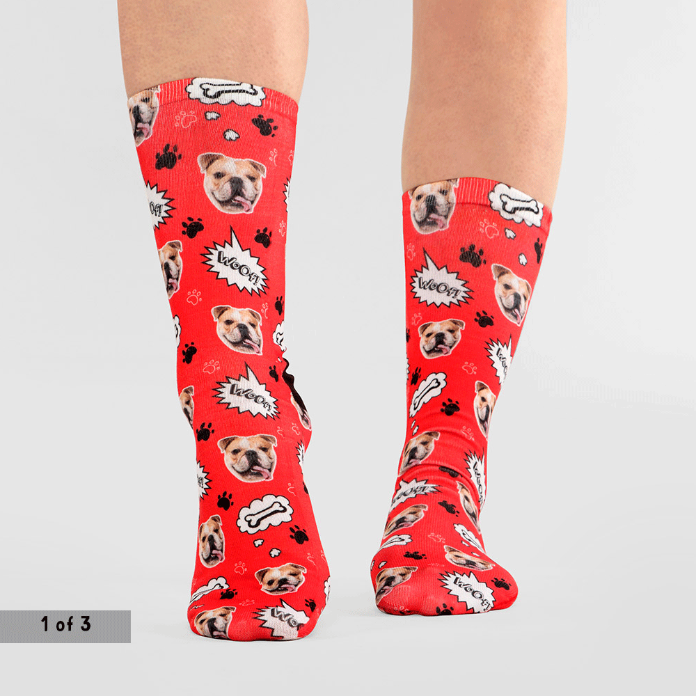 Dog Photo Sock Gift Set