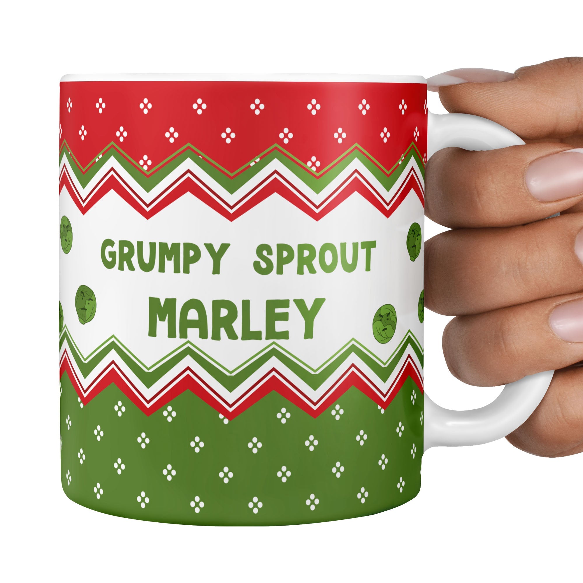 Grumpy Sprout Christmas Mug
