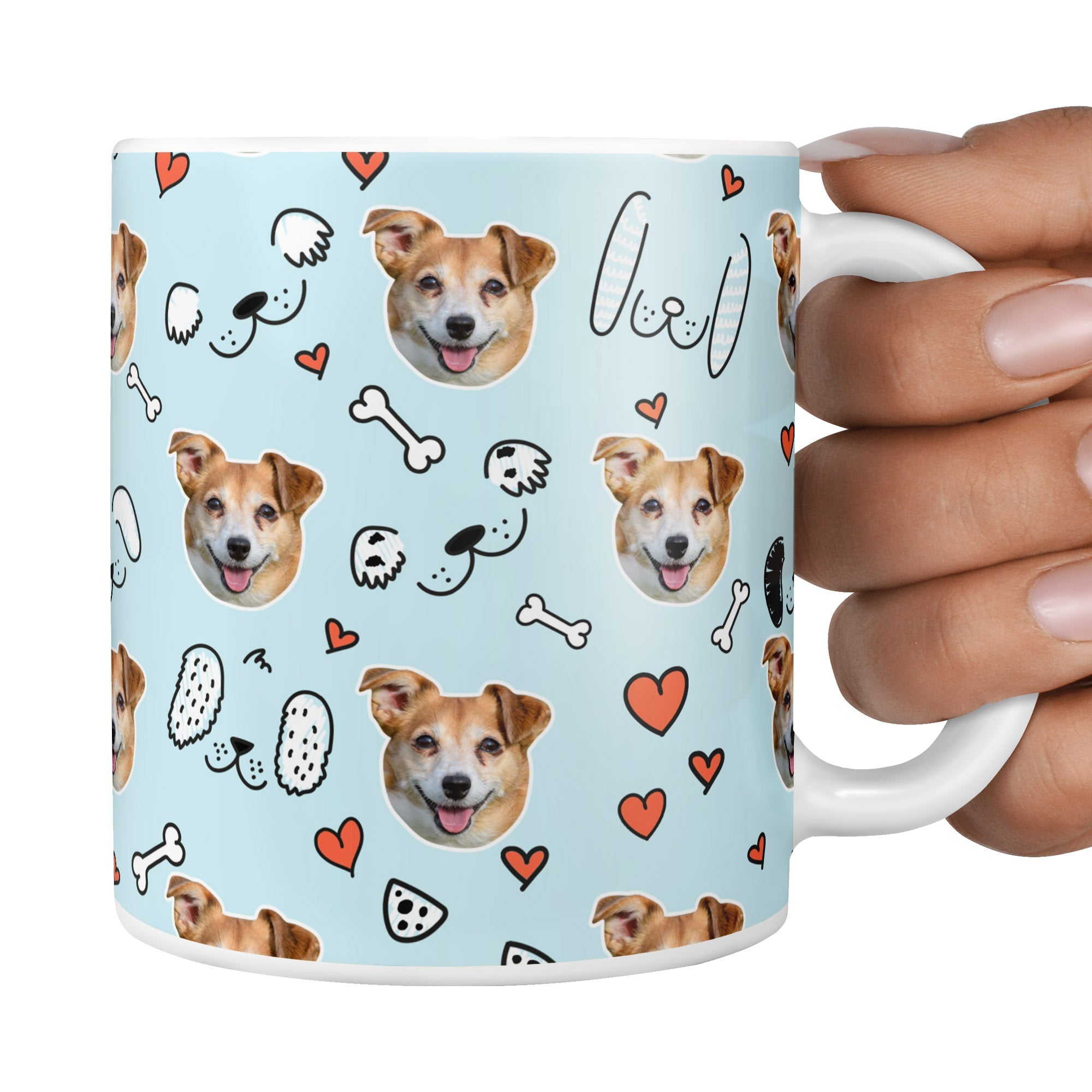 Baby Blue Hobo Sponsors Doodle Mug