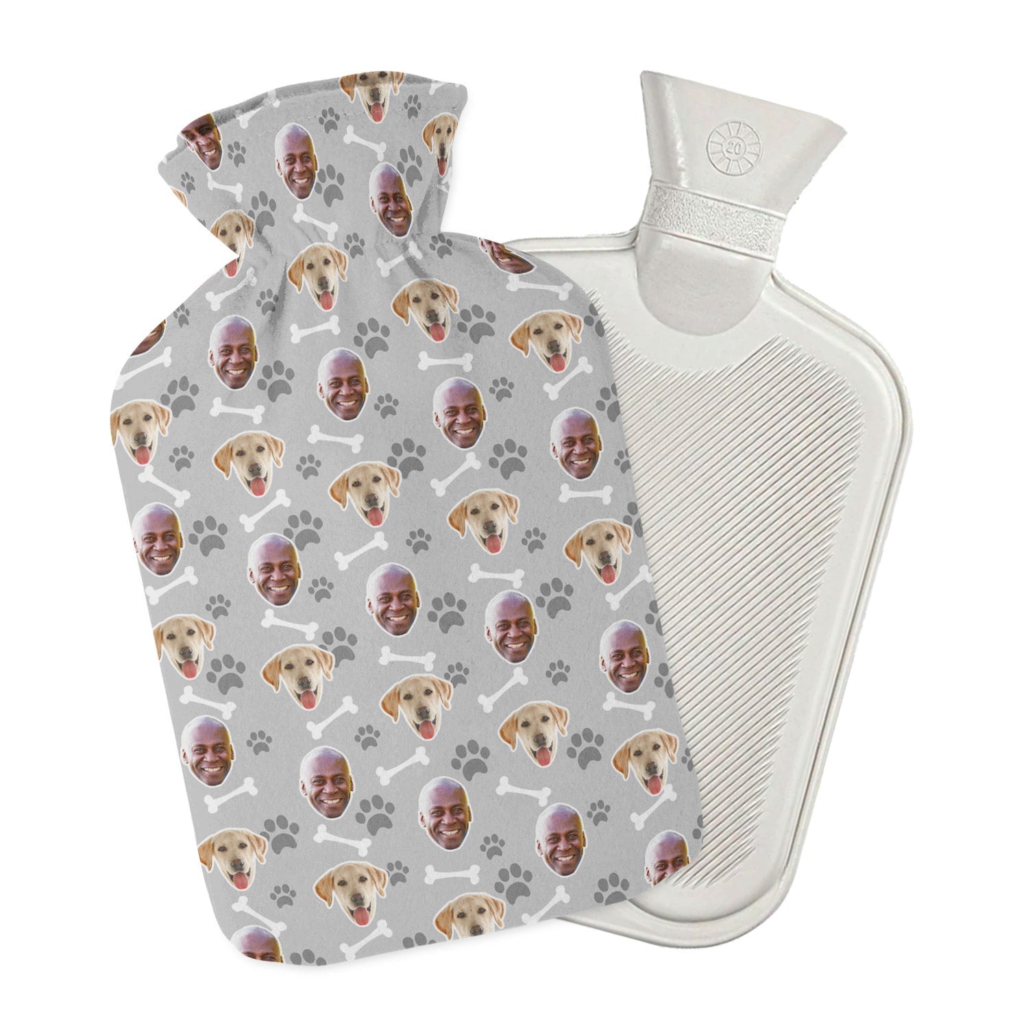 Dog and Owner Hot Water Bottle