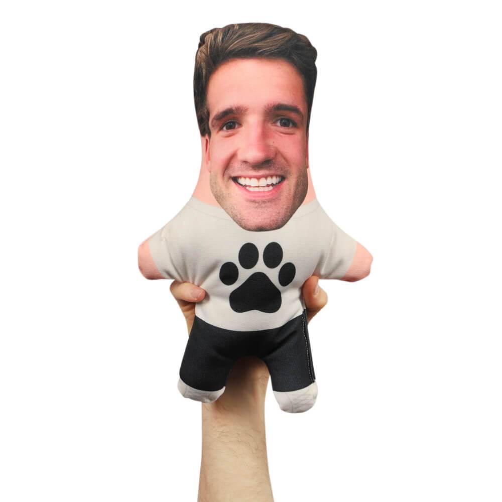 Paw Print Mini Me Photo Dog Toy