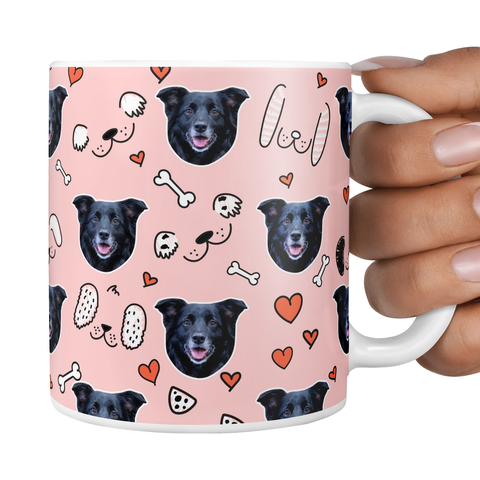 Pink Lola Belle Sponsors Doodle Mug