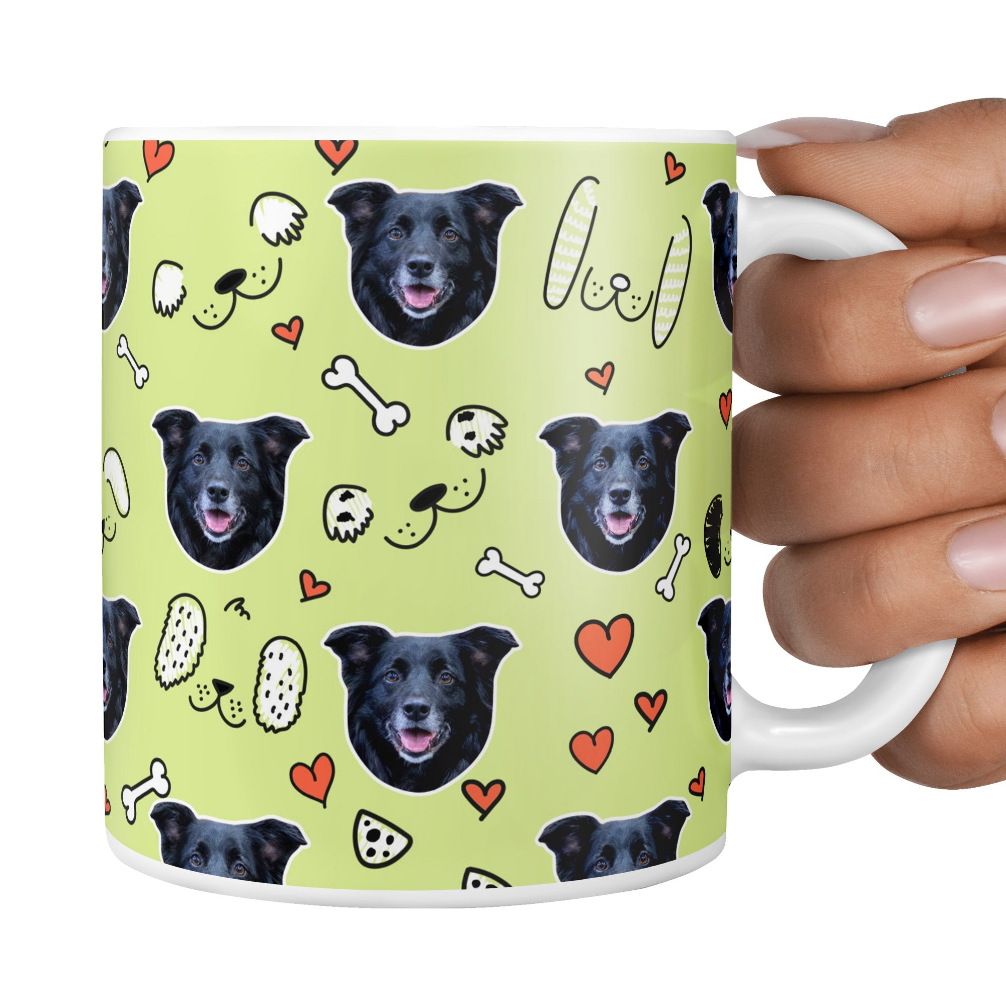 Green Lola Belle Sponsors Doodle Mug