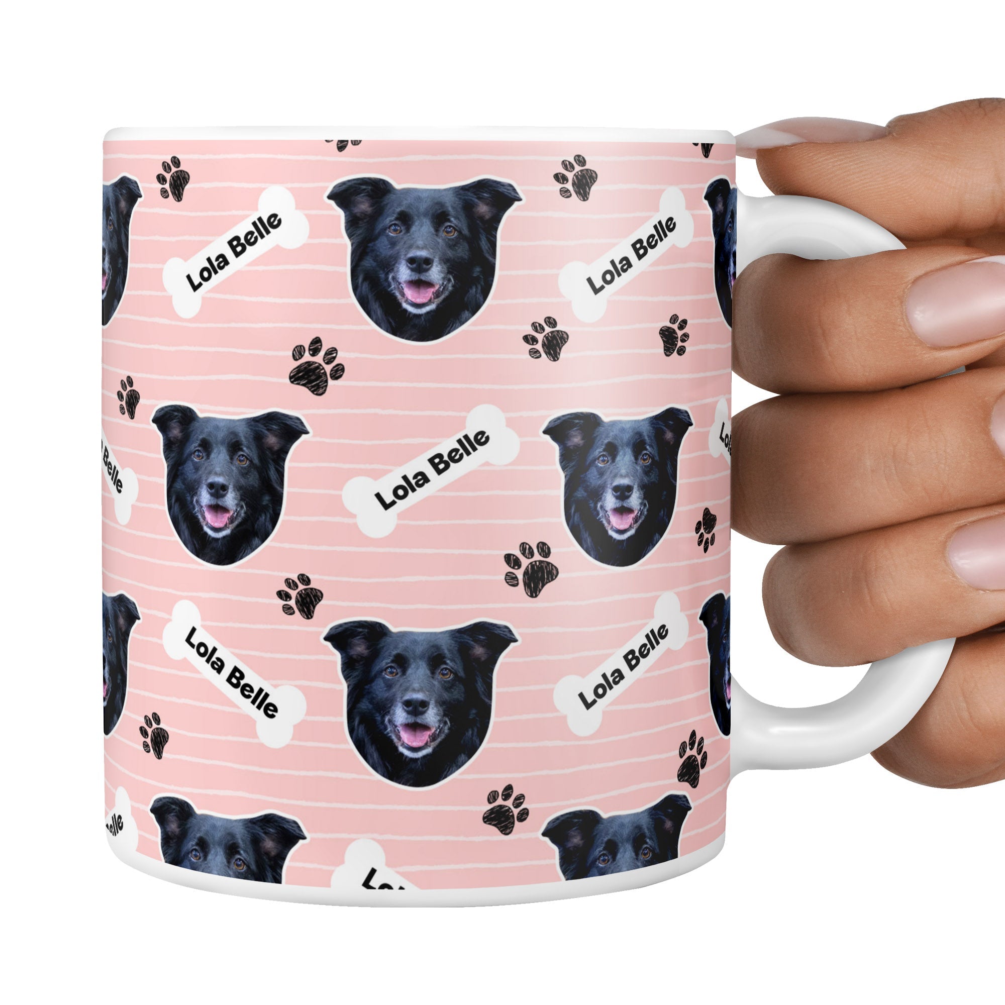 Pink Lola Belle Sponsors Name Mug