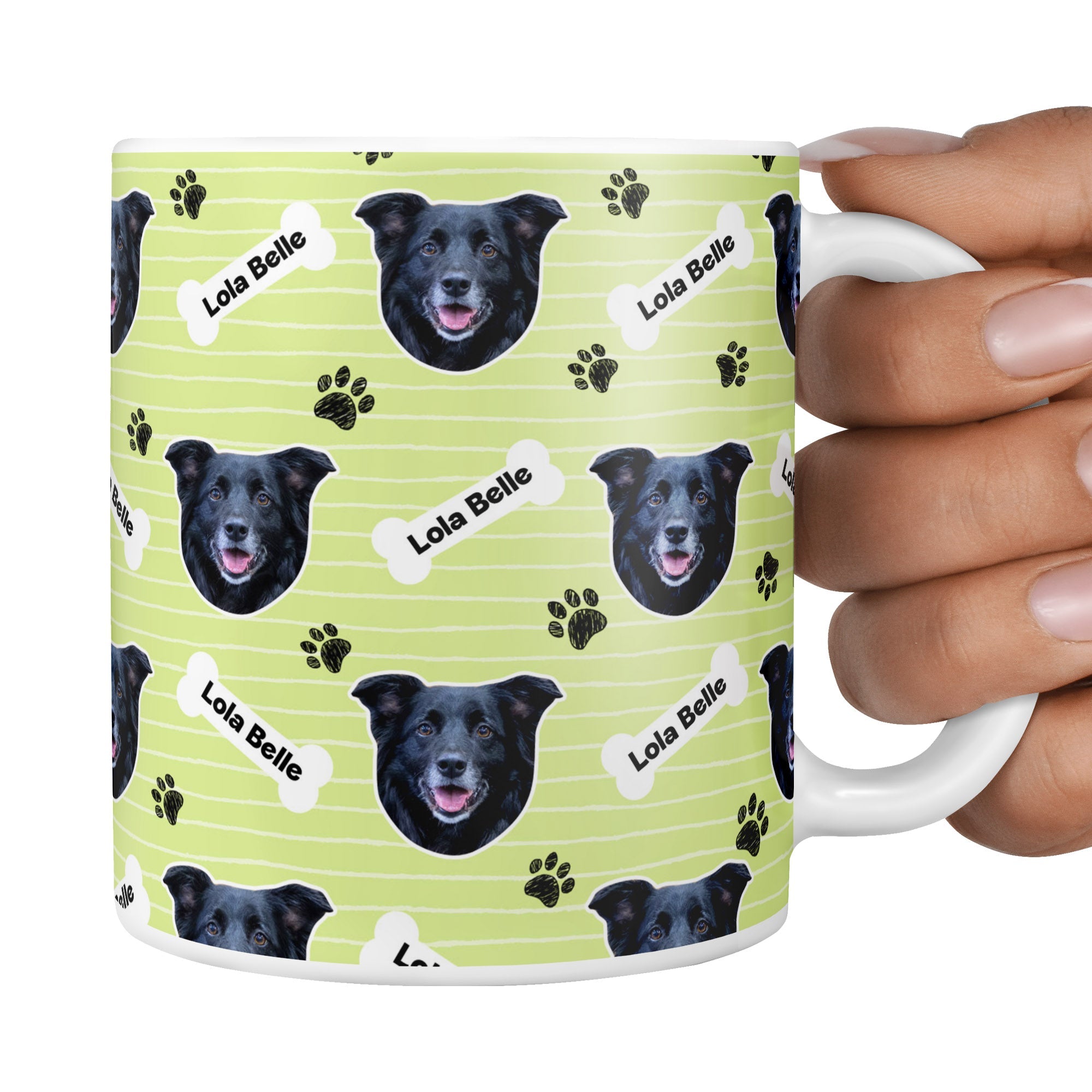 Green Lola Belle Sponsors Name Mug