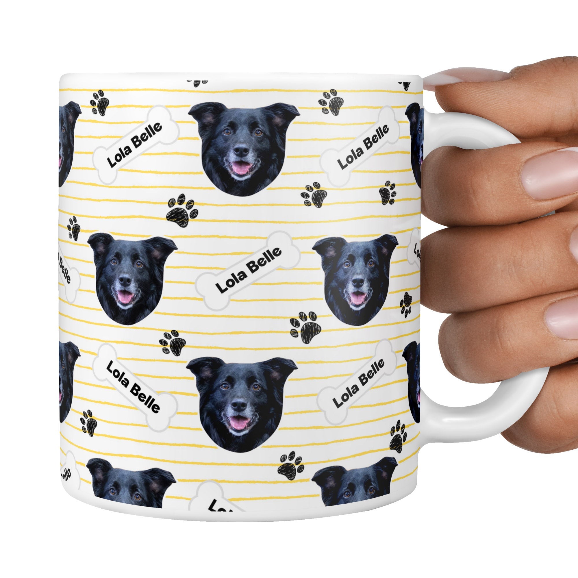 White Lola Belle Sponsors Name Mug