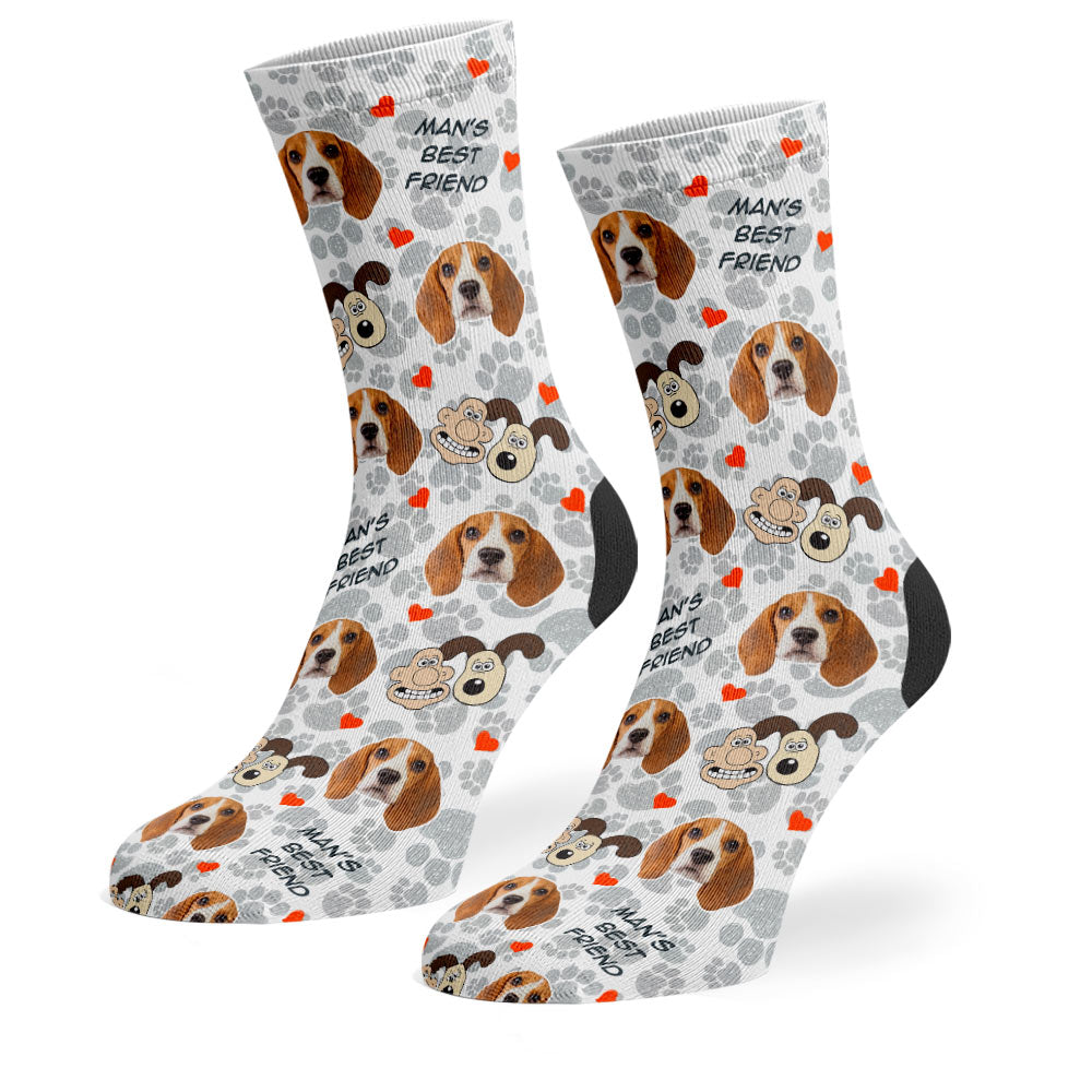 Personalised Man's Best Friend Socks