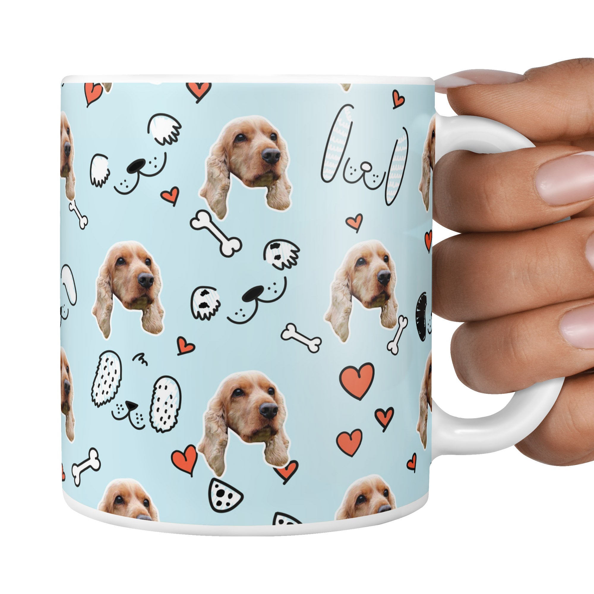 Blue Mikey Sponsors Doodle Mug