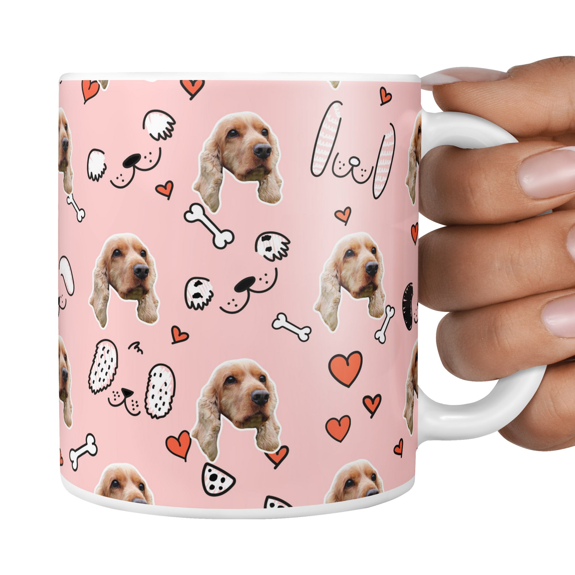 Pink Mikey Sponsors Doodle Mug