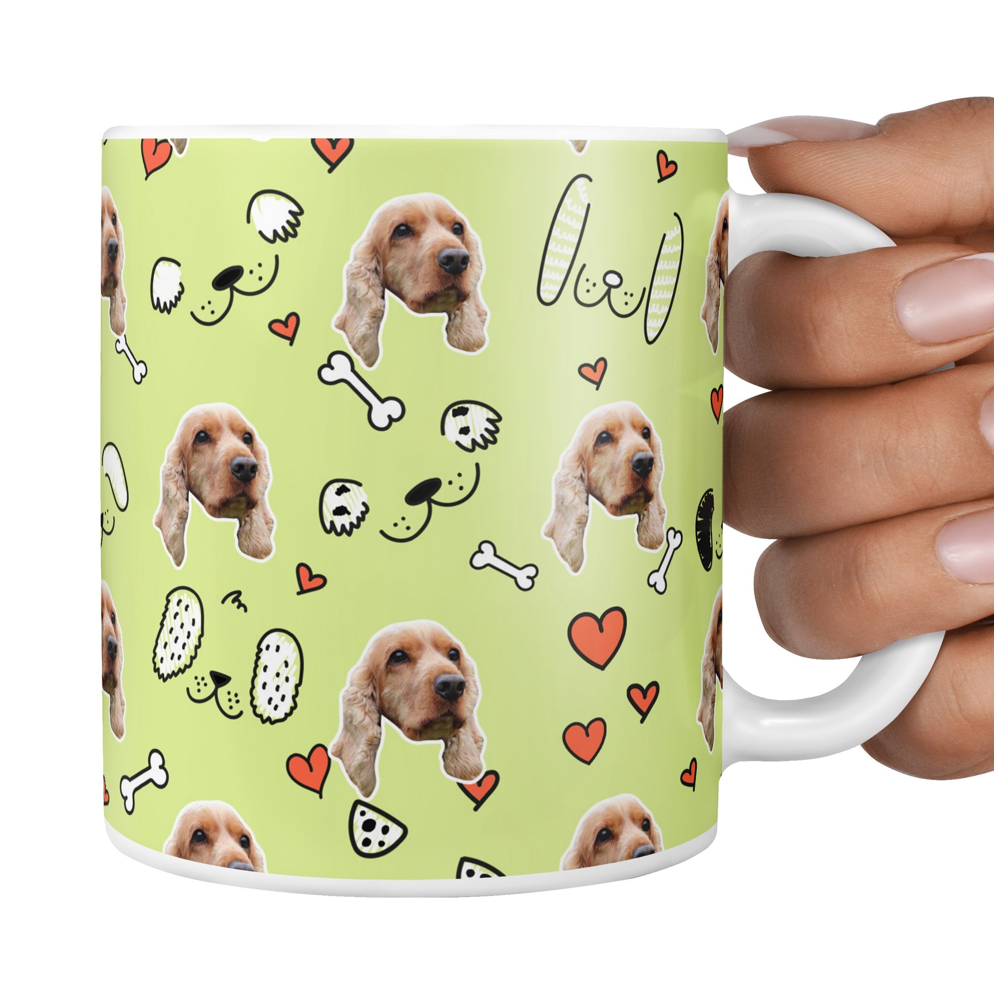 Green Mikey Sponsors Doodle Mug