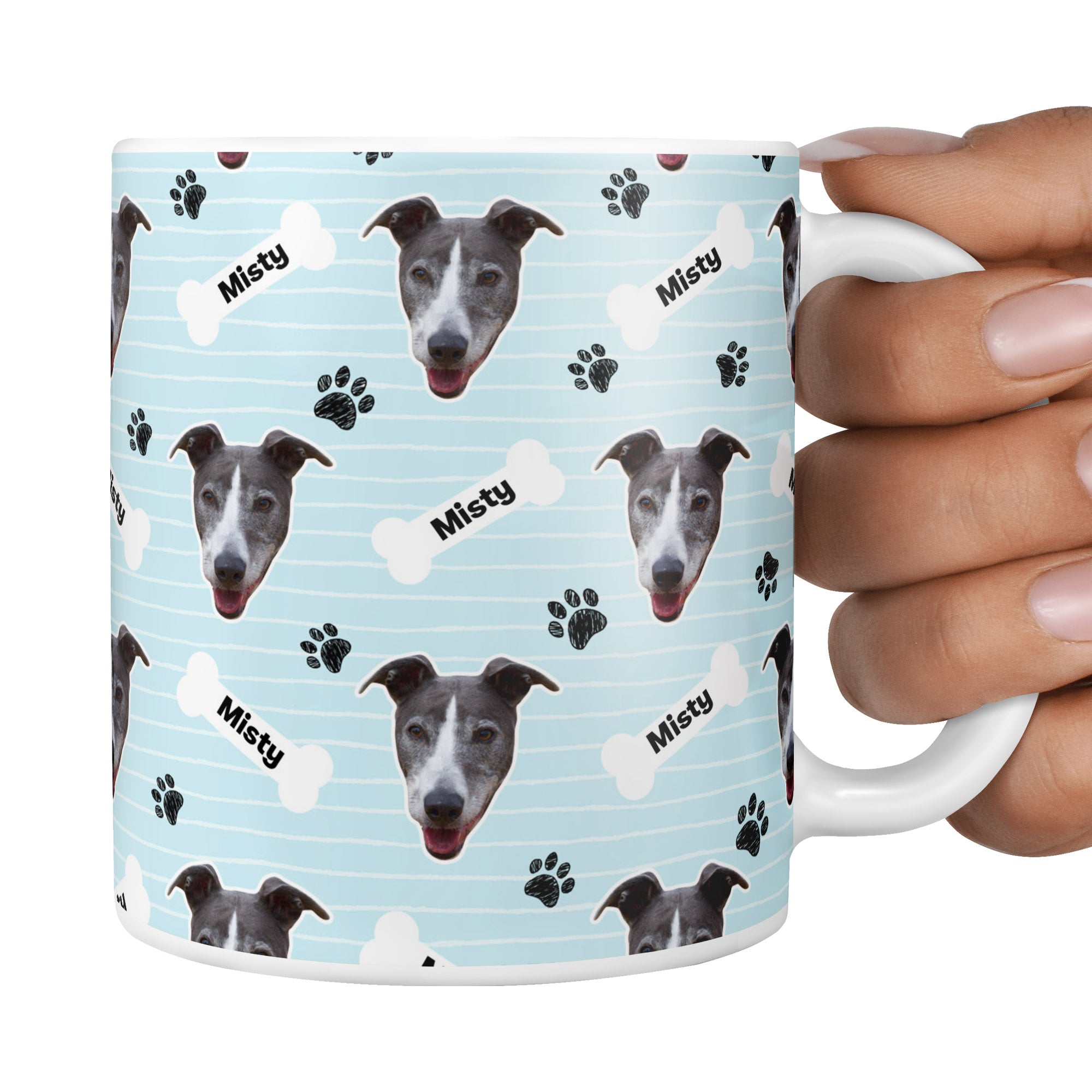 Blue Misty Sponsors Name Mug