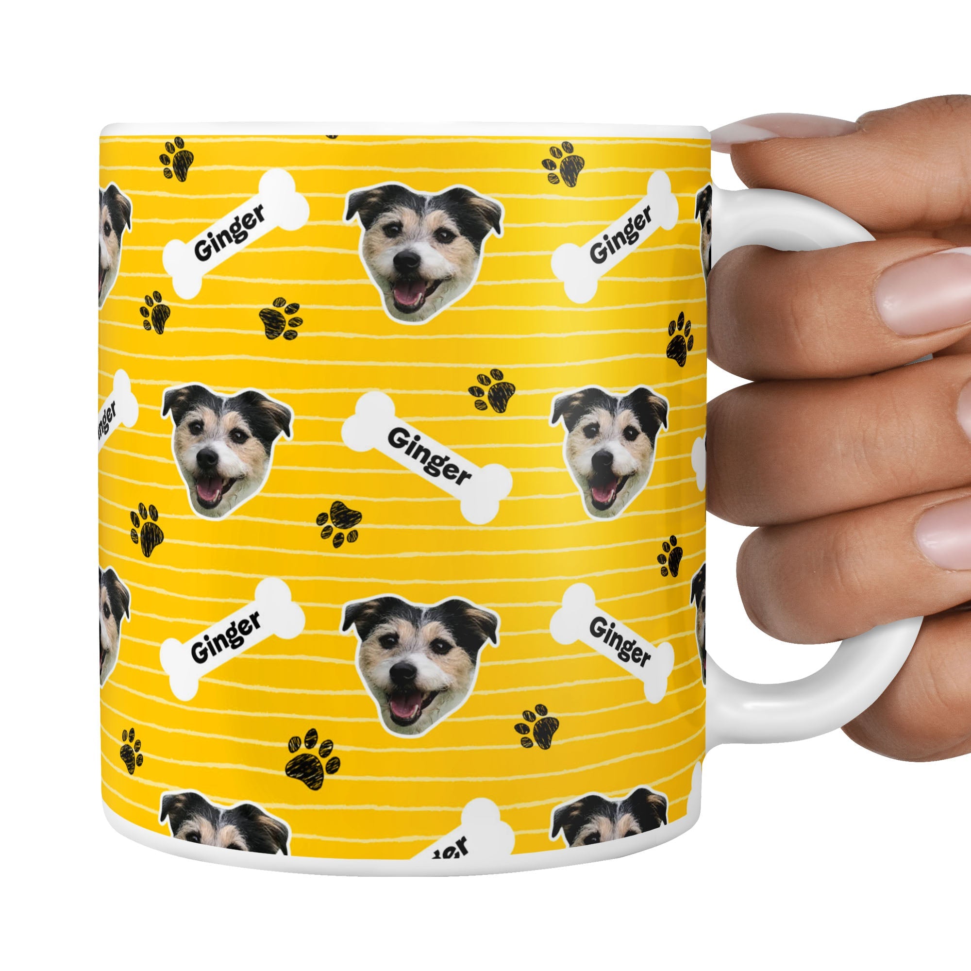 Ginger Sponsors Name Yellow Mug