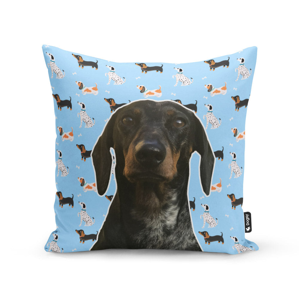 Patten Dog Face Cushion