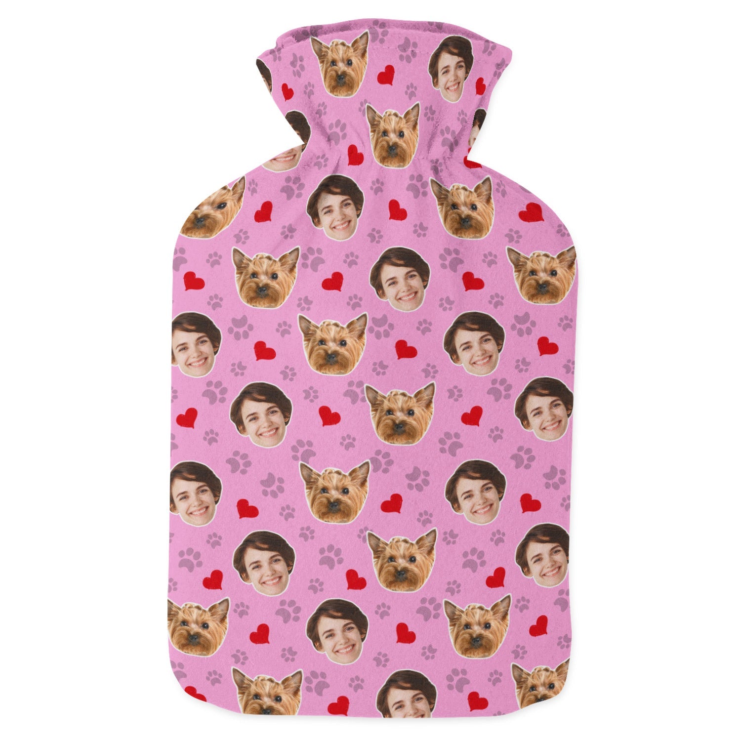 Paw Hearts Hot Water Bottle