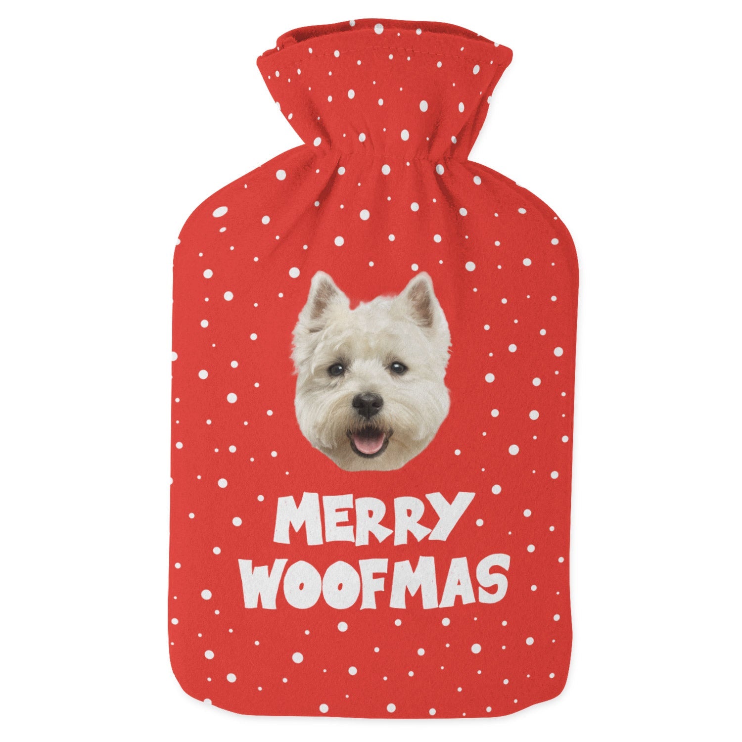 Merry Woofmas Hot Water Bottle