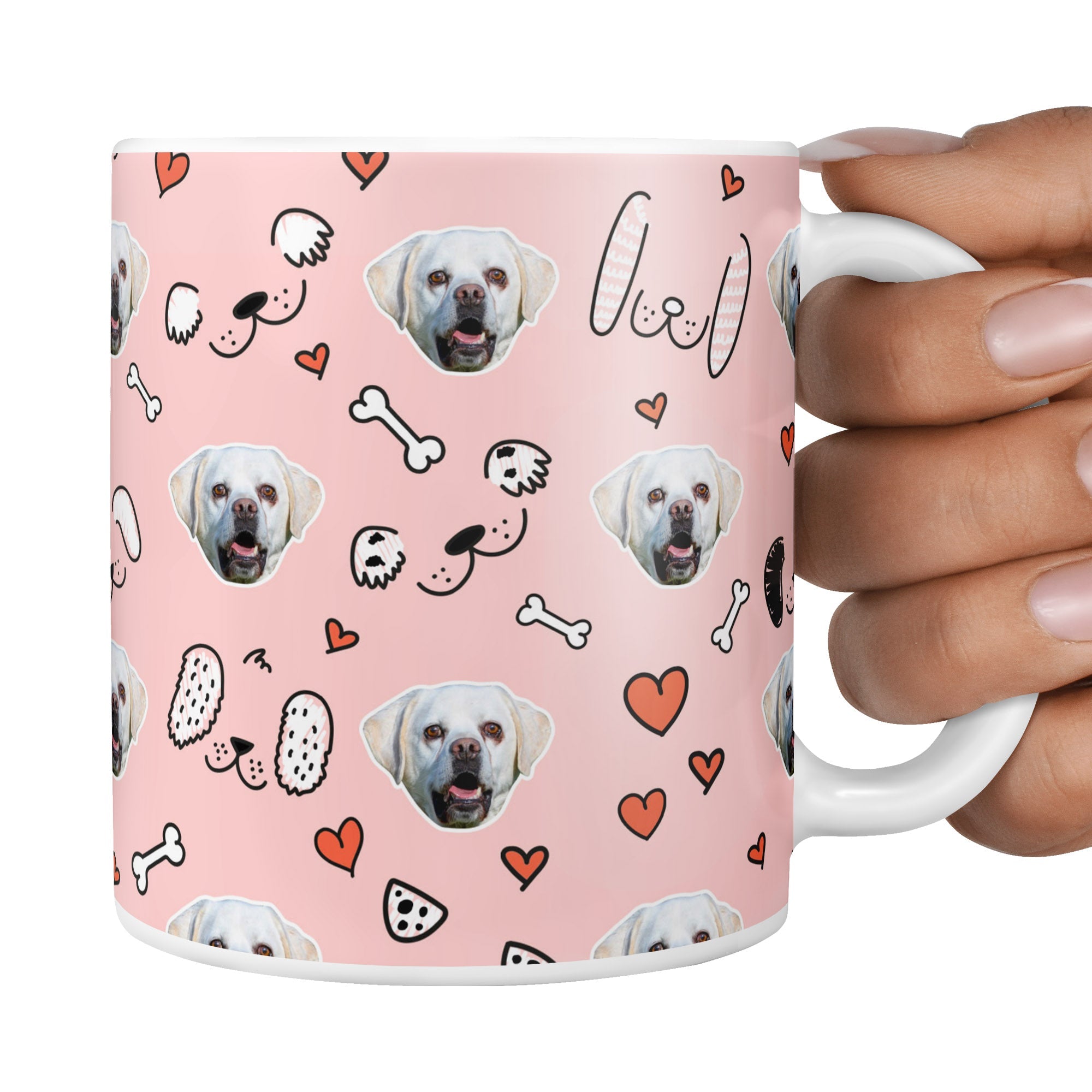 Pink Rolo Sponsors Doodle Mug