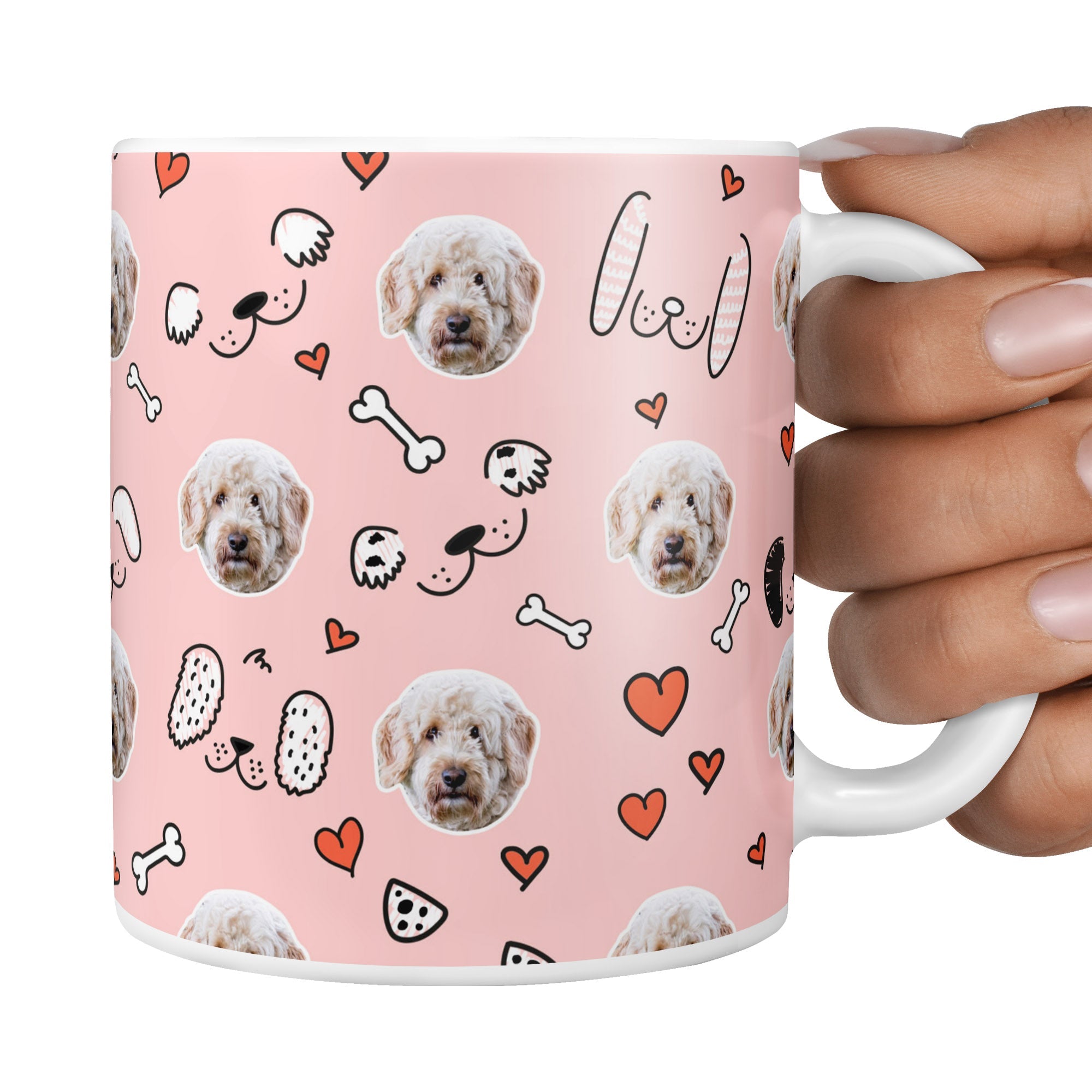 Pink Rosie Sponsors Doodle Mug