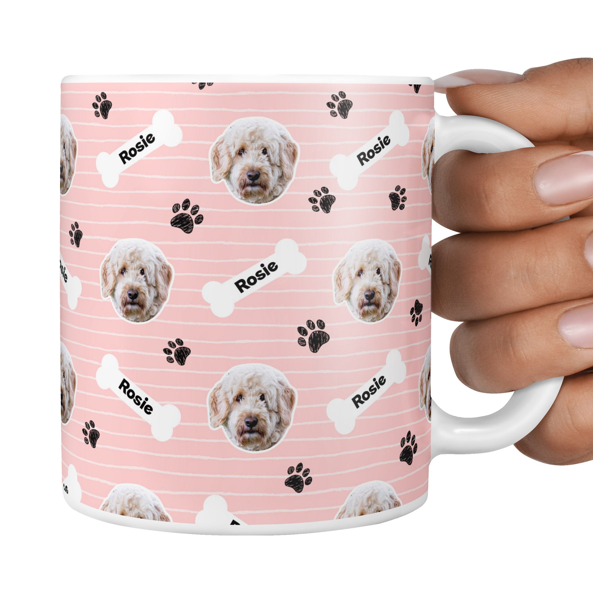 Rosie Sponsors Name Pink Mug