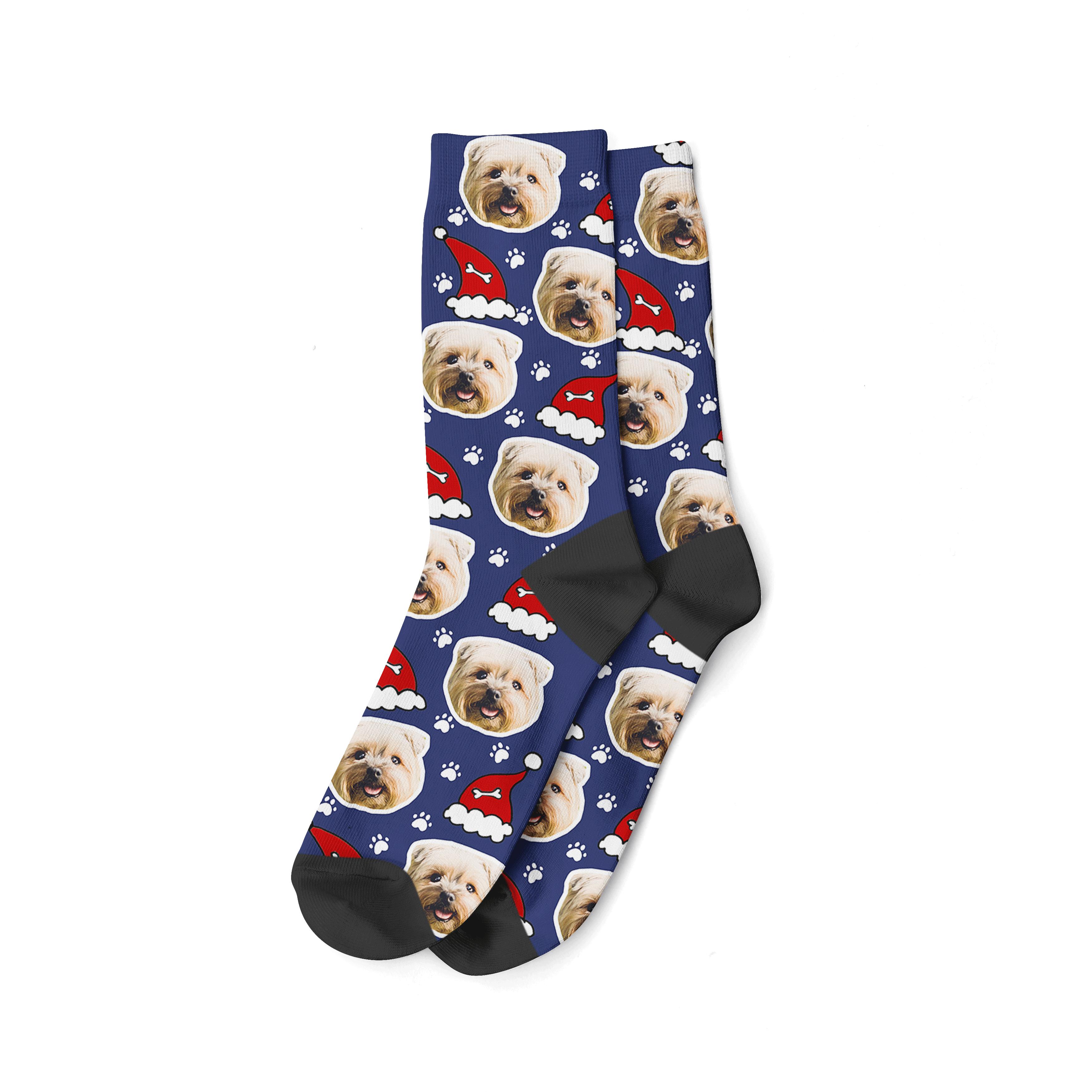 Santa My Dog Christmas Socks