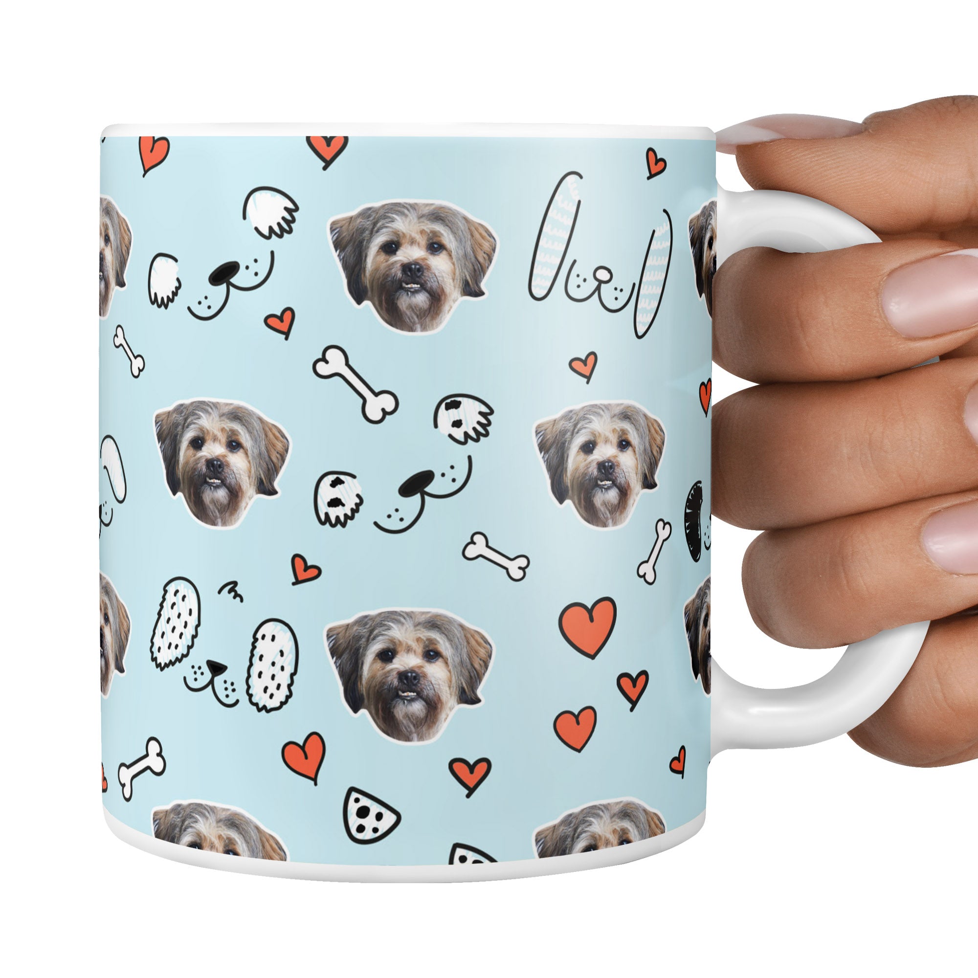 Baby Blue Seamus Sponsors Doodle Mug