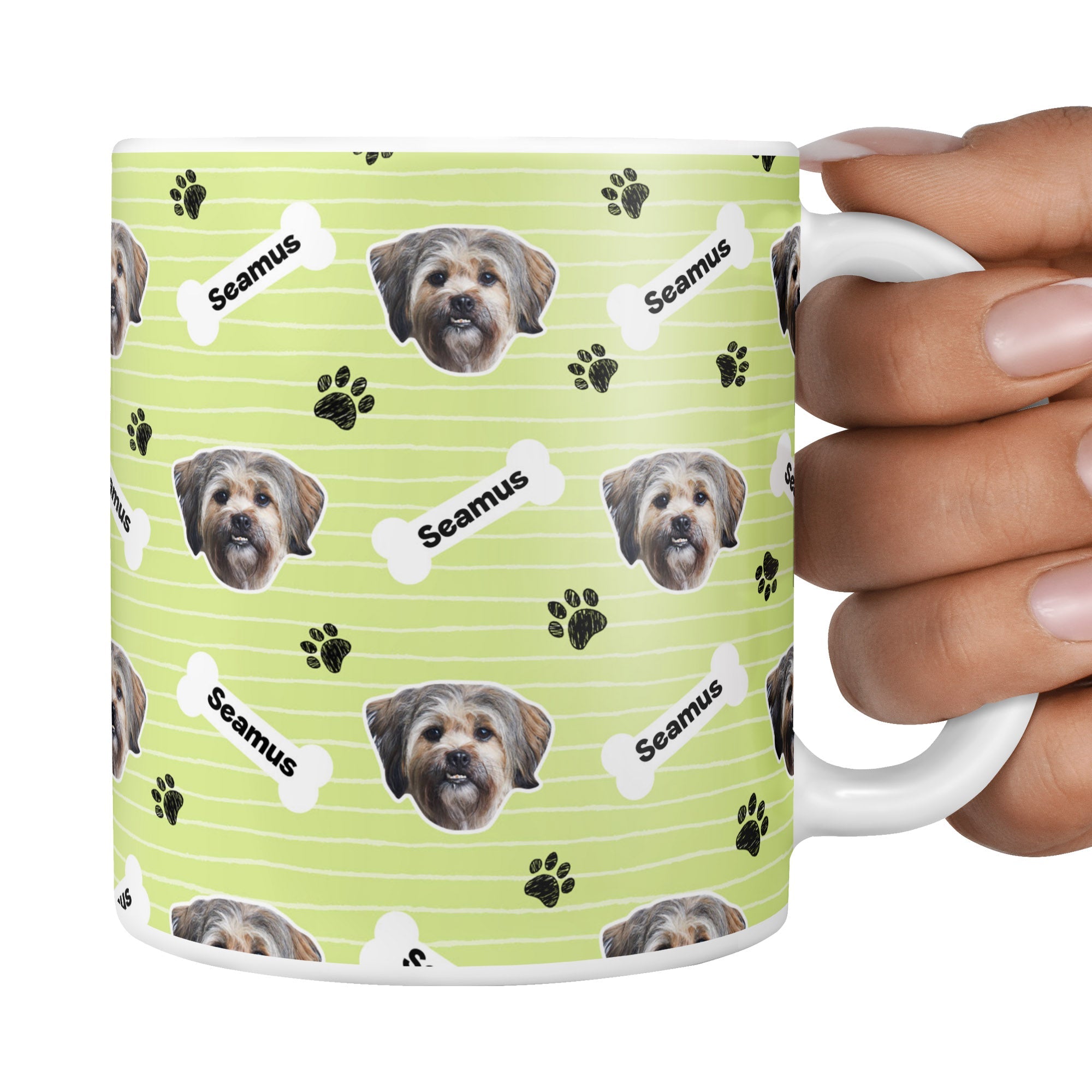 Seamus Sponsors Name Green Mug