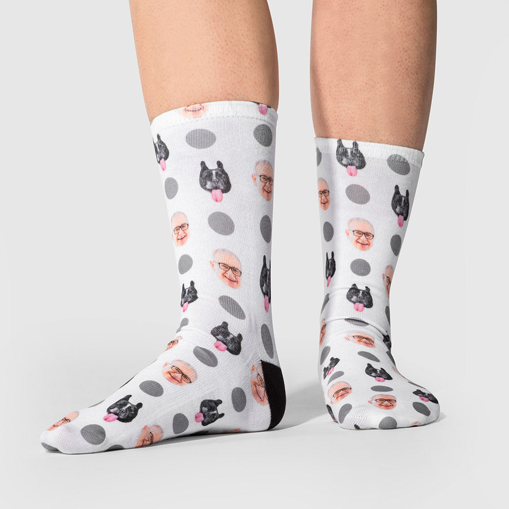 Dog & Owner Polka Dog Socks