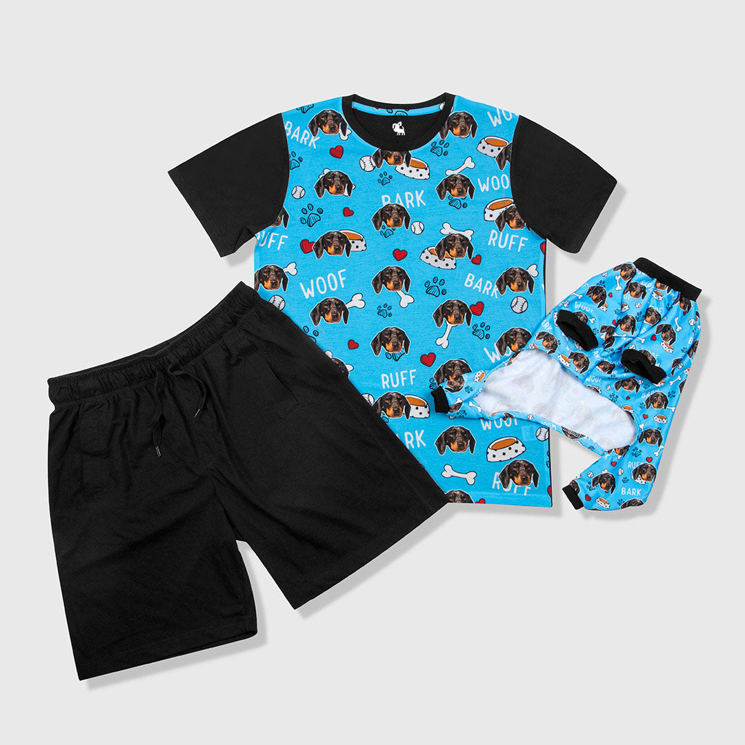 Mens Dog & Owner Matching Bark Pyjamas