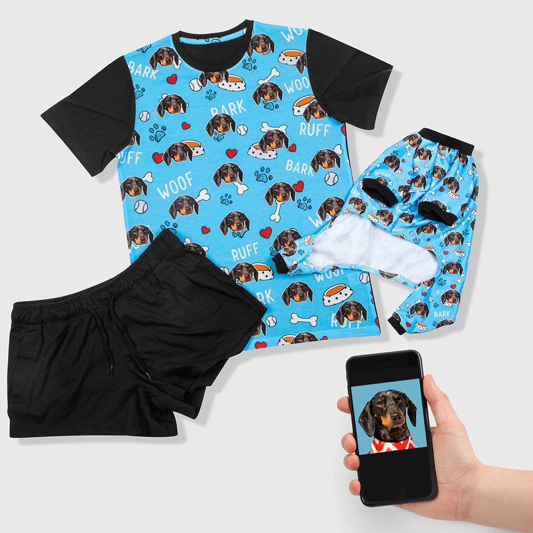 Ladies Dog & Owner Photo Matching Bark Pyjamas