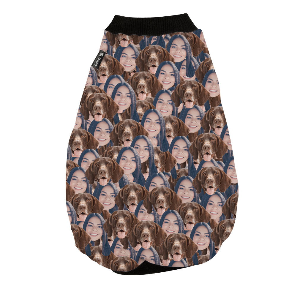 Personalised Dog & Owner Face Jumper
