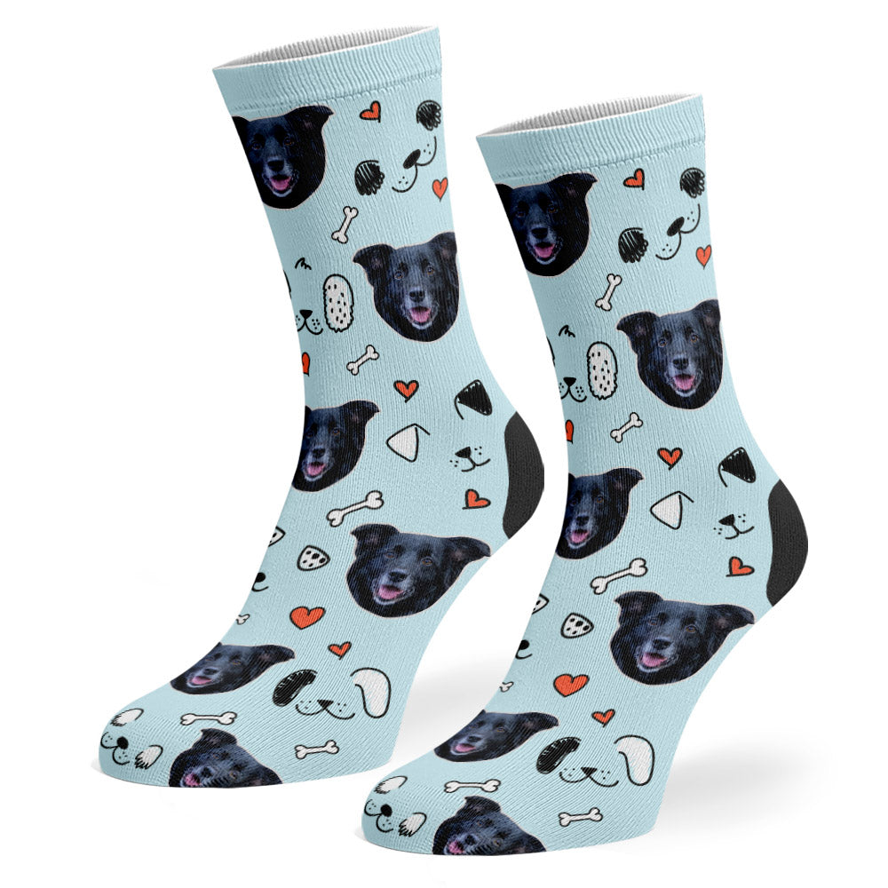 Blue Lola Belle Sponsors Doodle Socks