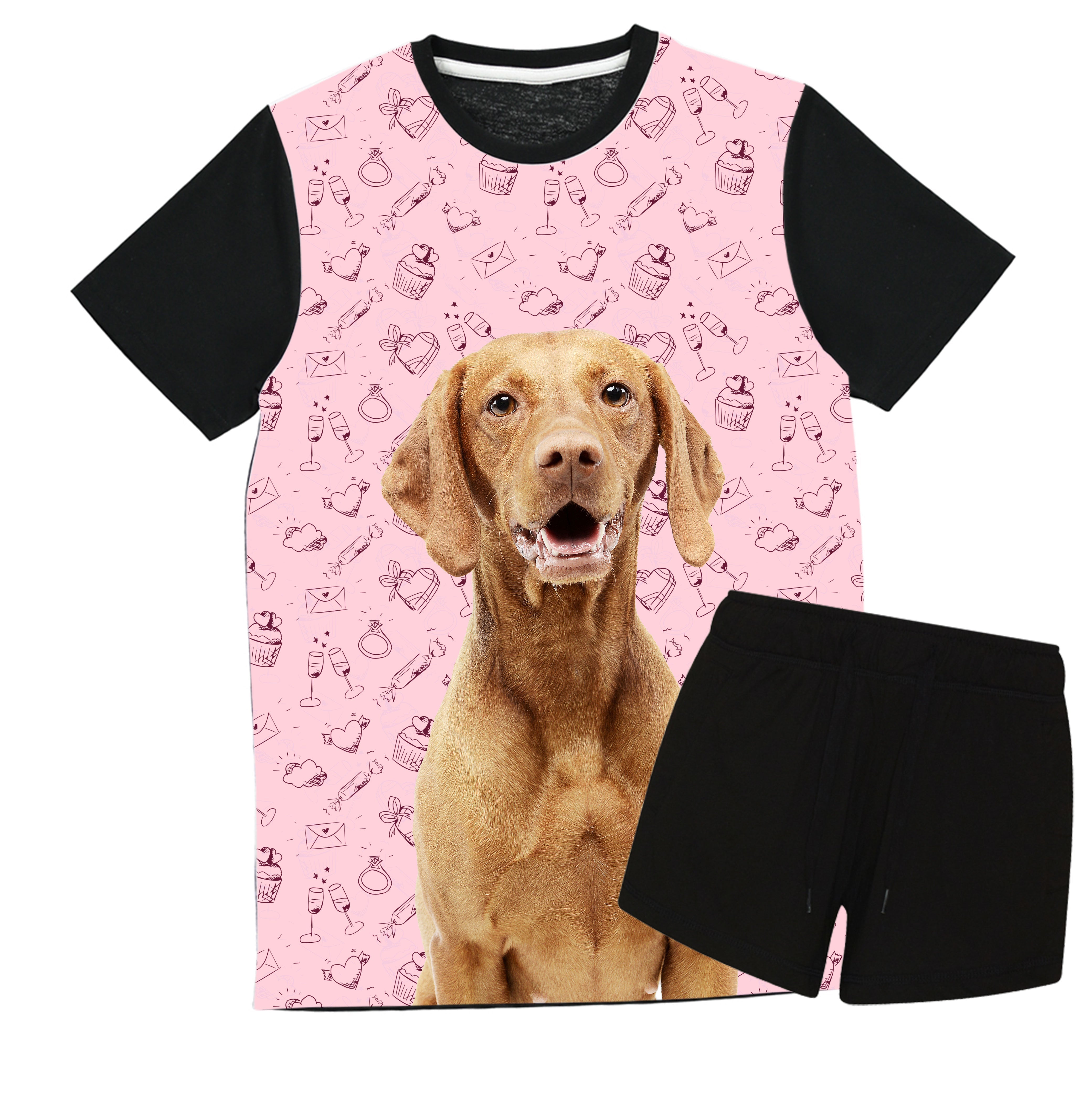 Dog Face Doodle Pyjamas